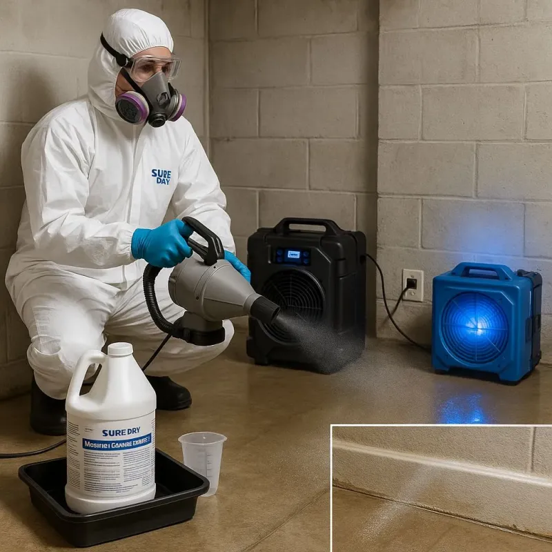 Sanitization and Odor Removal process in Fellsmere, FL